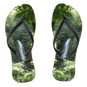 Trafalgar Falls Tropical Rainforest Fotografie Flip Flops