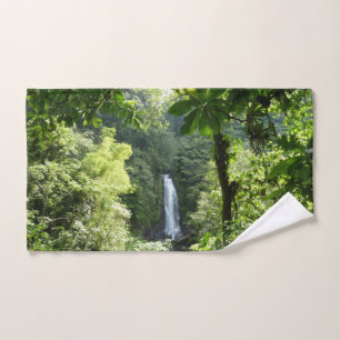 Trafalgar Falls Tropical Rainforest Fotografie Handtuch