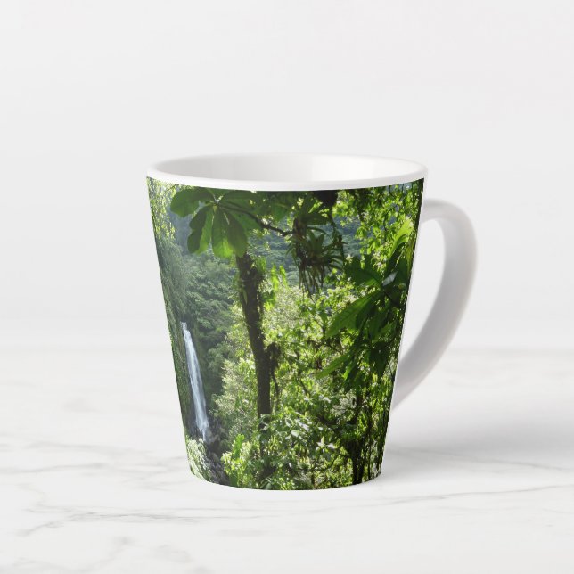 Trafalgar Falls Tropical Rainforest Fotografie Milchtasse (Rechte Ecke)