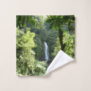 Trafalgar Falls Tropical Rainforest Fotografie Waschlappen