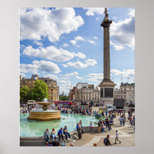 Trafalgar Square, London Poster