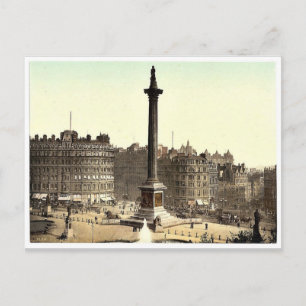 Trafalgar Square, National Gallery, London, E Postkarte