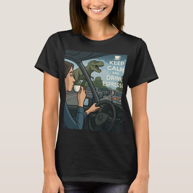 Traffic Jam Dino T-Shirt (Vorderseite)