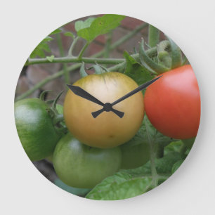 Traffic Light Tomatoes Wall Clock Große Wanduhr