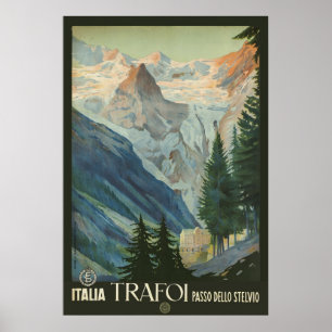Trafoi Passo dello Stelvio Poster