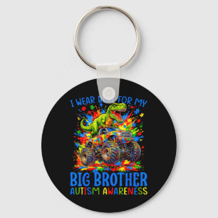 Trag Blau für Big Brother Autism Awareness Schlüsselanhänger
