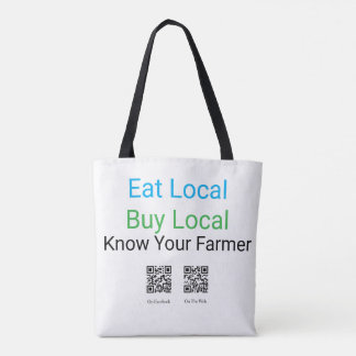 Trag deine frischen Waren vom Bauernhof! Tasche
