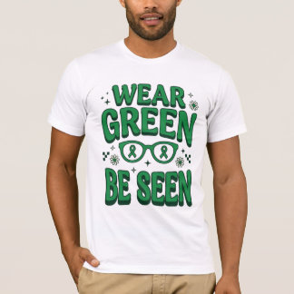Trag Grün, Werde Gesehen Event-Slogan & Gruppen-Th T-Shirt