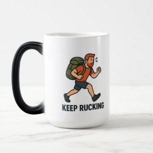 Trag weiter Becher - Motivierende Fitness-Kaffeeta Verwandlungstasse