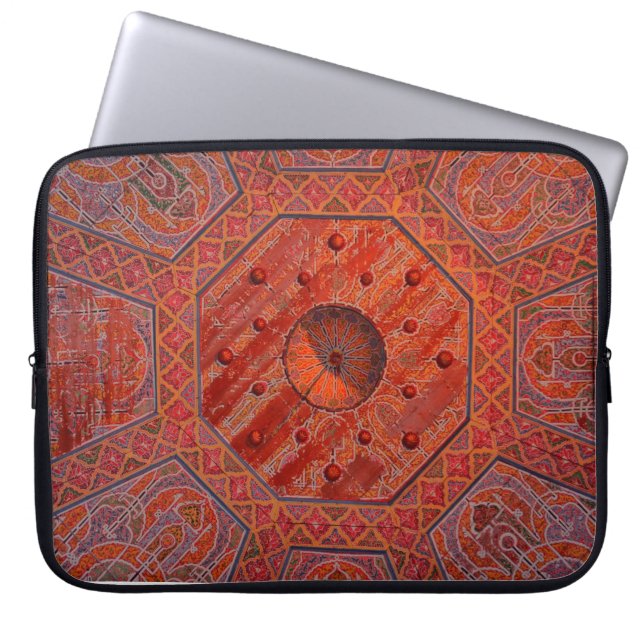 TRAGBARER ÜBERZUG PC MAROKKANISCHE KUNST LAPTOPSCHUTZHÜLLE (Vorderseite)