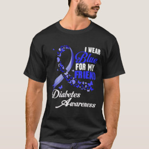 Trage Blau für meinen Freund T1d Diabetes-Bewussts T-Shirt