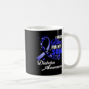 Trage Blau Für Meinen Sohn T1d Diabetes-Bewusstsei Kaffeetasse