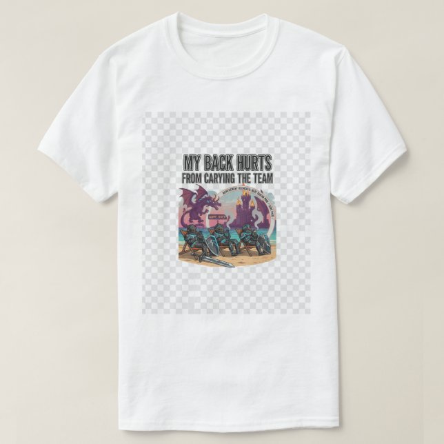 Trage das Team T-Shirt (Design vorne)
