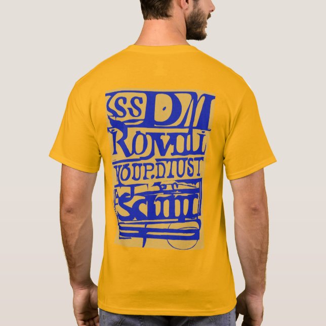 Trage deine Geschichte, rede deinen Stil T-Shirt (Rückseite)