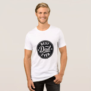 Trage die Liebe: Feiere den besten Vater überhaupt Tri-Blend Shirt