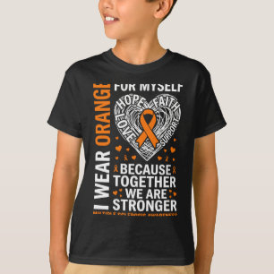 Trage Orange für Multiple-Sklerose-Bewusstsein T-Shirt