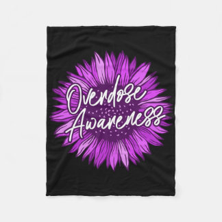 Trage Purple Überdosis-Bewusstseins-Geschenke Surv Fleecedecke