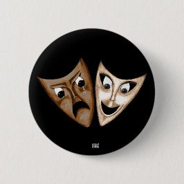 Tragedy & Comedy Button