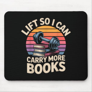 Tragehilfe, damit ich mehr Bücher tragen kann, Les Mousepad