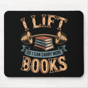 Tragehilfe damit ich mehr Bücher tragen kann Lesel Mousepad