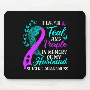 Tragen Aquamarin in Erinnerung an meinen Tod Awa Mousepad