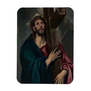 Tragen des Kreuzes Magnet