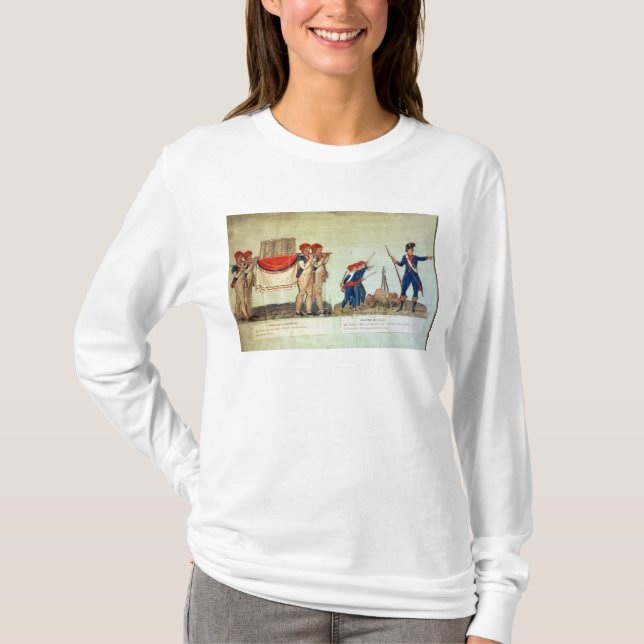Tragen des Modells der Bastille T-Shirt (Vorderseite)
