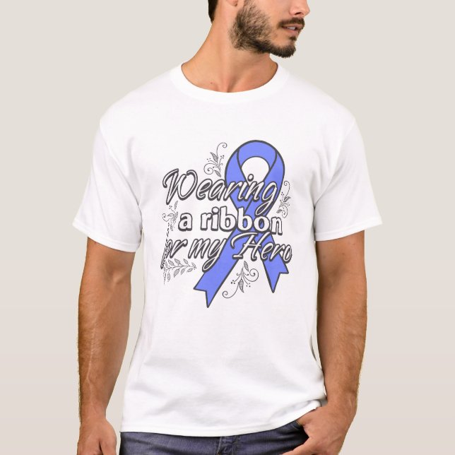 Tragen eines Singrün-Bandes für meinen Held T-Shirt (Vorderseite)