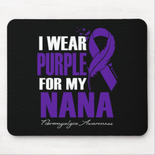 Tragen Lila für meine Nana Fibromyalgie Bewusstsei Mousepad