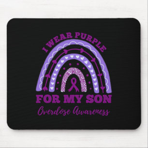 Tragen Lila für meine Son Überdosierung Bewusstsei Mousepad