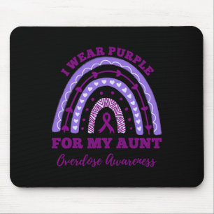 Tragen Lila für meine Tante Überdosierung Bewussts Mousepad