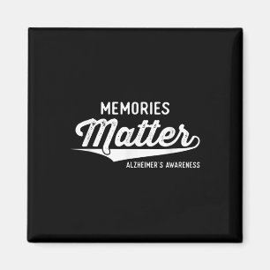 Tragen Lila Heimers Awareness Geschenke Erinnerung Magnet
