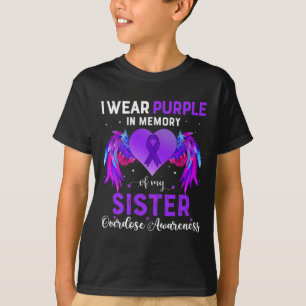 Tragen Lila im Gedächtnis meines Sohnes Überdosier T-Shirt