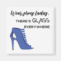 Tragen Schuhe Ladys Es gibt Glas Kamala Harris