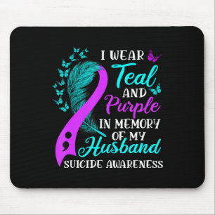 Tragen Sie Aquamarin Lila in Erinnerung an meinen  Mousepad