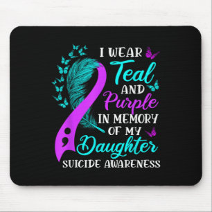 Tragen Sie Aquamarin Lila in Erinnerung an meinen  Mousepad