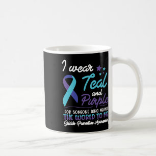 Tragen Sie Aquamarin und Lila für jemanden, der di Kaffeetasse