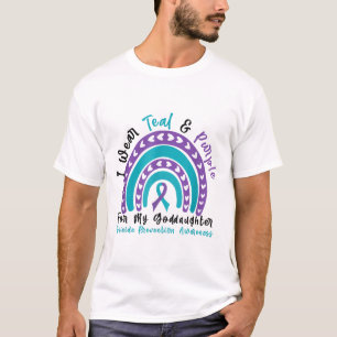 Tragen Sie Aquamarinen & Lila für die Selbstmo T-Shirt