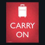 Tragen Sie auf dem Gepäck Funny Poster<br><div class="desc">Es ist ein bisschen frech. Und ein bisschen dumm. Aber es ist auch lustig. Mit diesem lustigen Parodie-Poster, das bei den überall aufkommenden Plakaten "Keep Calm" und "Carry On" Spaß macht, können Sie Ihre Dekoration etwas unterhalten. Und denken Sie daran, Ruhe behalten, wenn der Idiot vor Ihnen versucht, eine Tasche...</div>