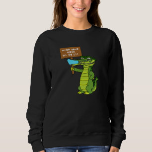 Tragen Sie den Maskenbildner Sweatshirt
