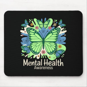 Tragen Sie den Monat der Aufklärung über psychisch Mousepad
