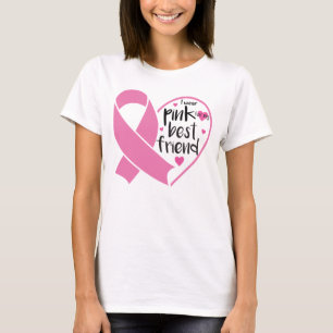 Tragen Sie die rosa Schleife für den Brustkrebs-K T-Shirt