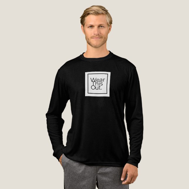 Tragen Sie diese ausgehenden Mönche länger als Nac Tri-Blend Shirt (Volle Vorderseite)