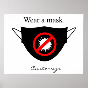 Tragen Sie eine Maske Thunder_Cove Poster