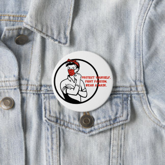 Tragen Sie einen Maske Riveter Style Button