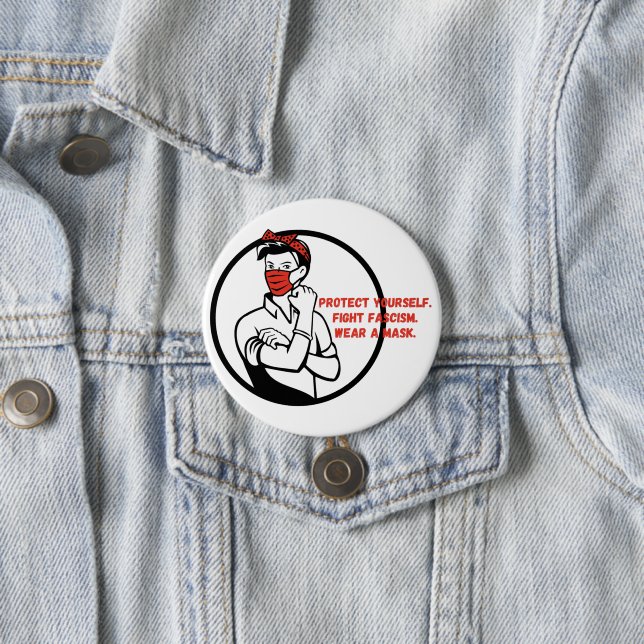 Tragen Sie einen Maske Riveter Style Button (Beispiel)