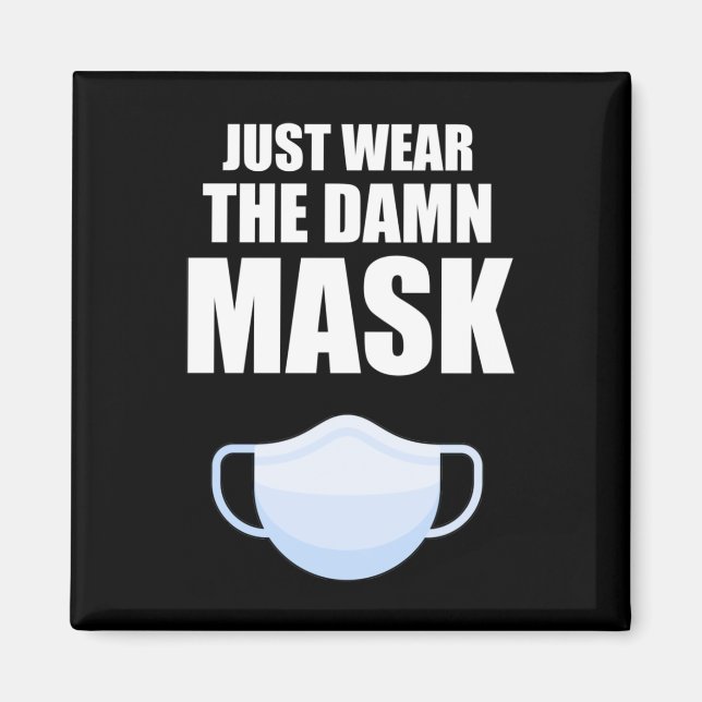 Tragen Sie einfach die Maske Magnet (Vorne)