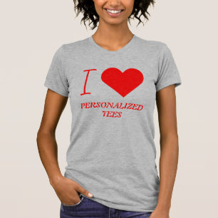 Tragen Sie Ihr Herz raus: Maßgeschneiderte T-Shirt