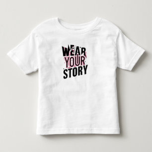 Tragen Sie Ihre Geschichte: Einzigartige, individu Kleinkind T-shirt