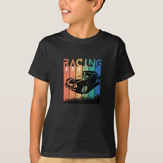 Tragen Sie Ihren Sport, Auto Racing T-Shirt (Vorderseite)